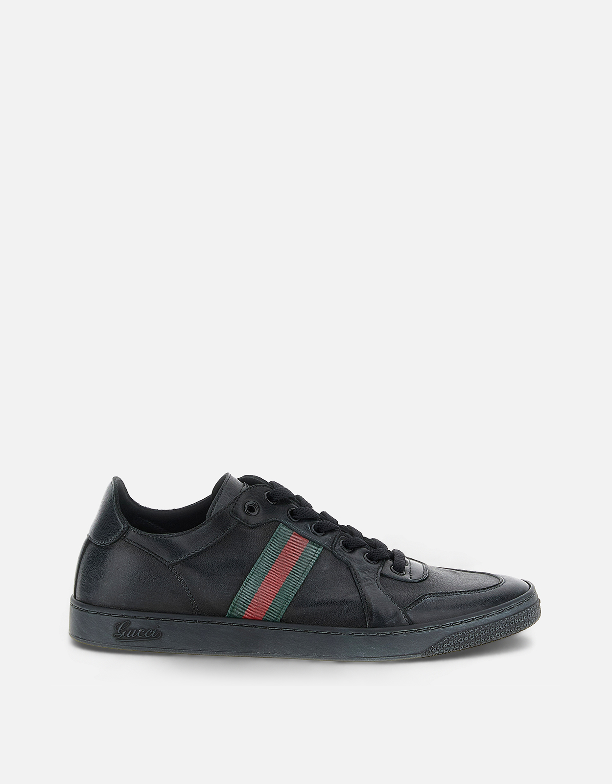 Gucci メンズ ストレッチ レザー ロートップスニーカー () IFCHIC.COM Gucci メンズ ストレッチ レザー ロートップスニーカー () IFCHIC.COM