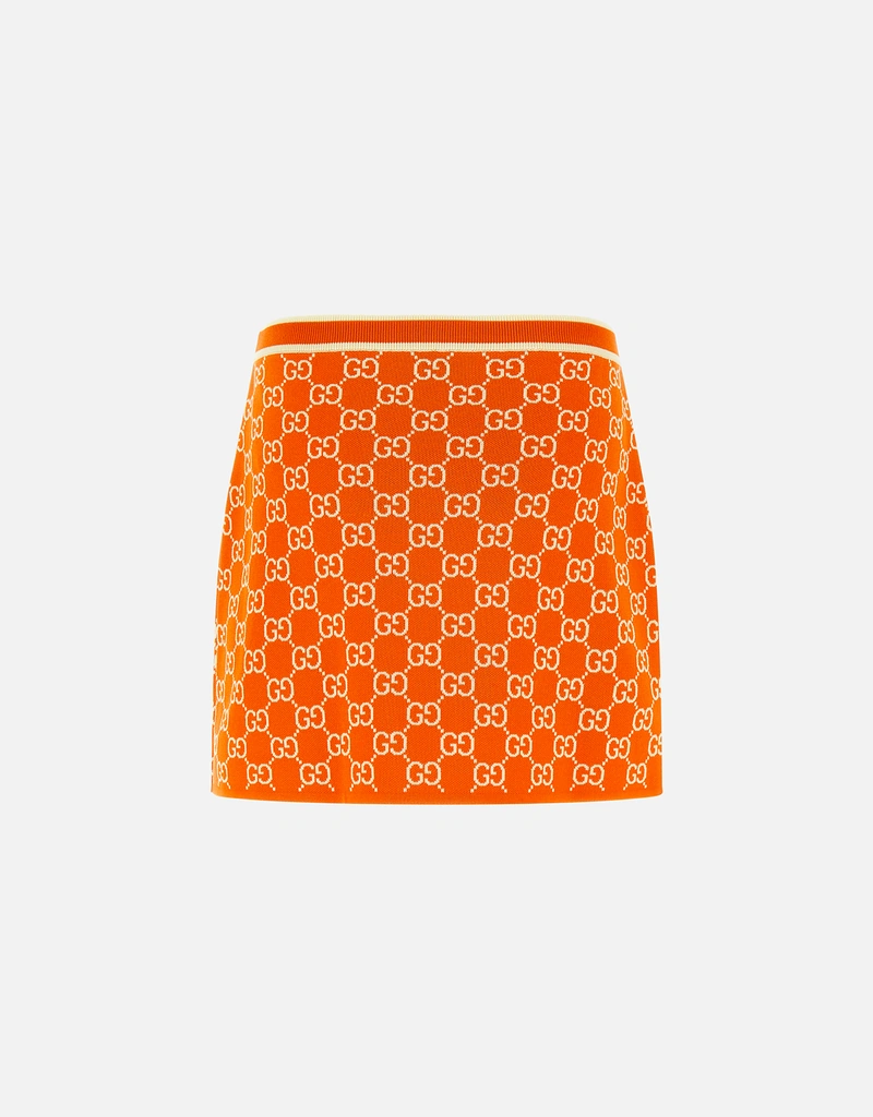 Gucci GGファインコットンジャカードミニスカート (すべての新品 