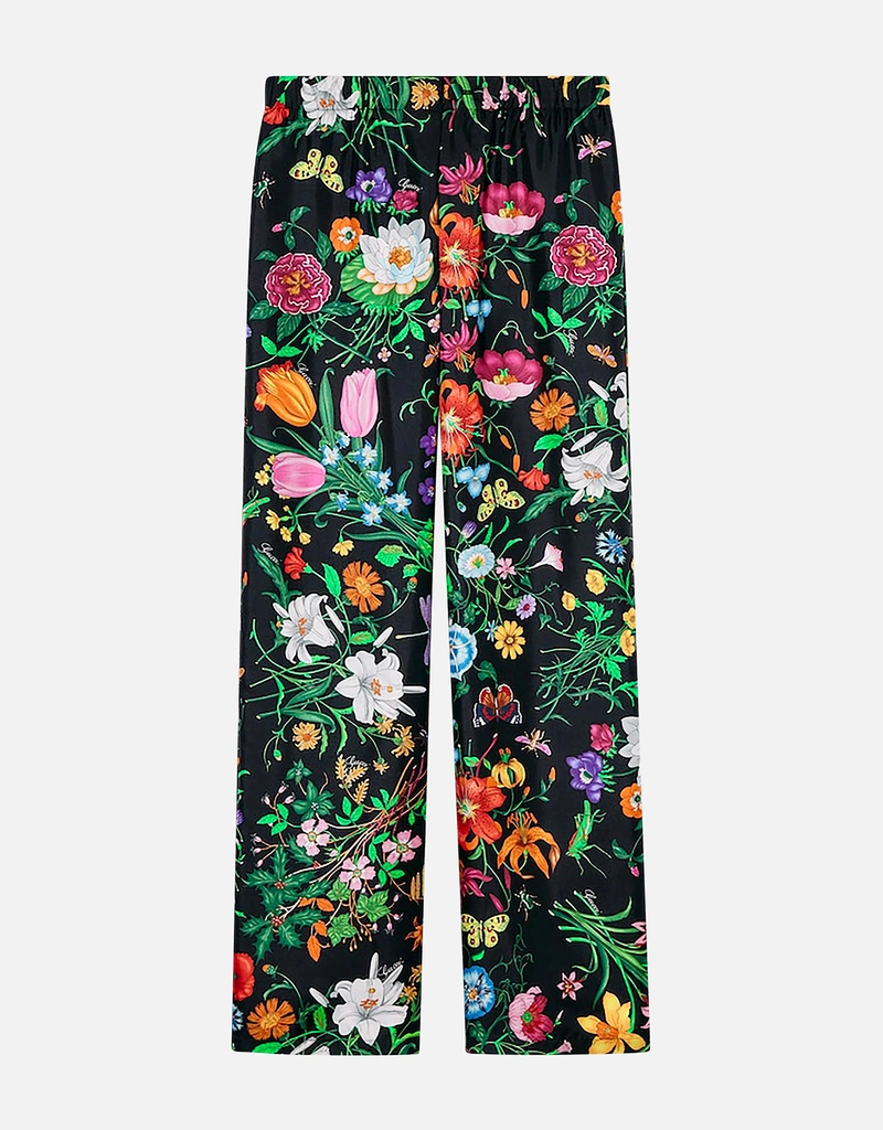 Gucci プリントシルクツイルパンツ (パンツ) IFCHIC.COM Gucci プリントシルクツイルパンツ (パンツ) IFCHIC.COM