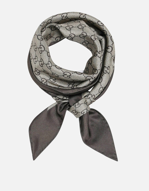 Gucci プリントシルクツイルダイヤモンドスカーフ (スカーフ) IFCHIC.COM