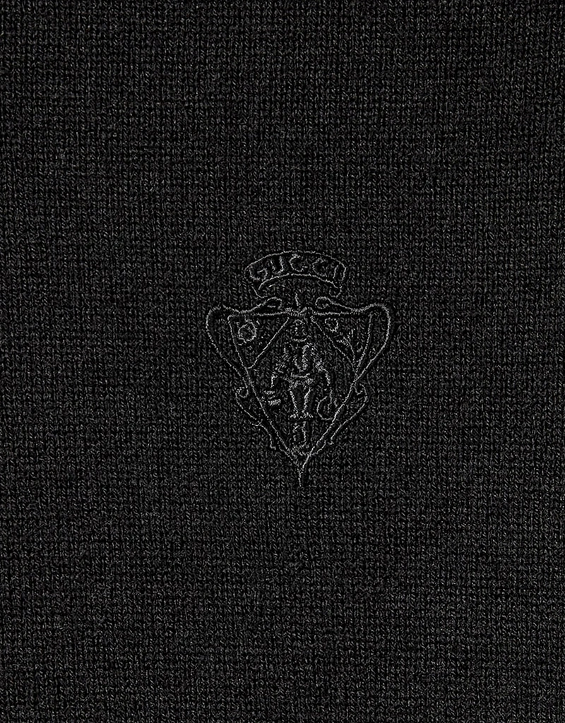 Gucci ニットウールタートルネック刺繍入り (トップス) IFCHIC.COM