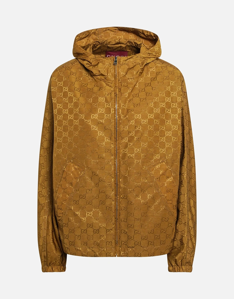 Gucci ナイロンドローストリングフードジャケット (すべての新品