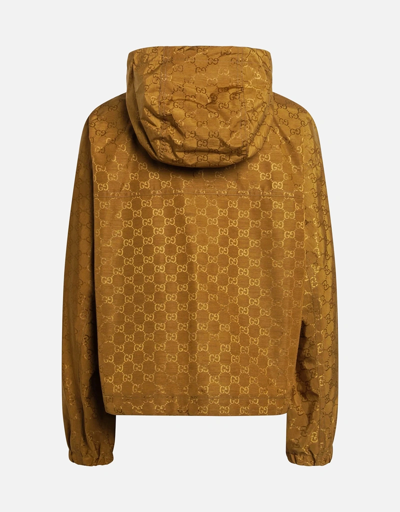 専用★GUCCI フローラ　ナイロンアウター Gucci ナイロンドローストリングフードジャケット (すべての新品
