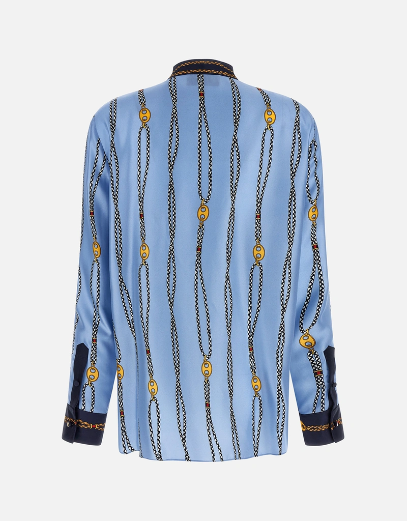 Gucci プリント シルクツイル シャツ (すべての新品) IFCHIC.COM