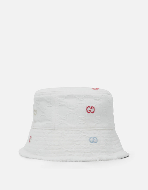 Gucci Kids キッズ GG コットン バケットハット (すべての新品) IFCHIC.COM