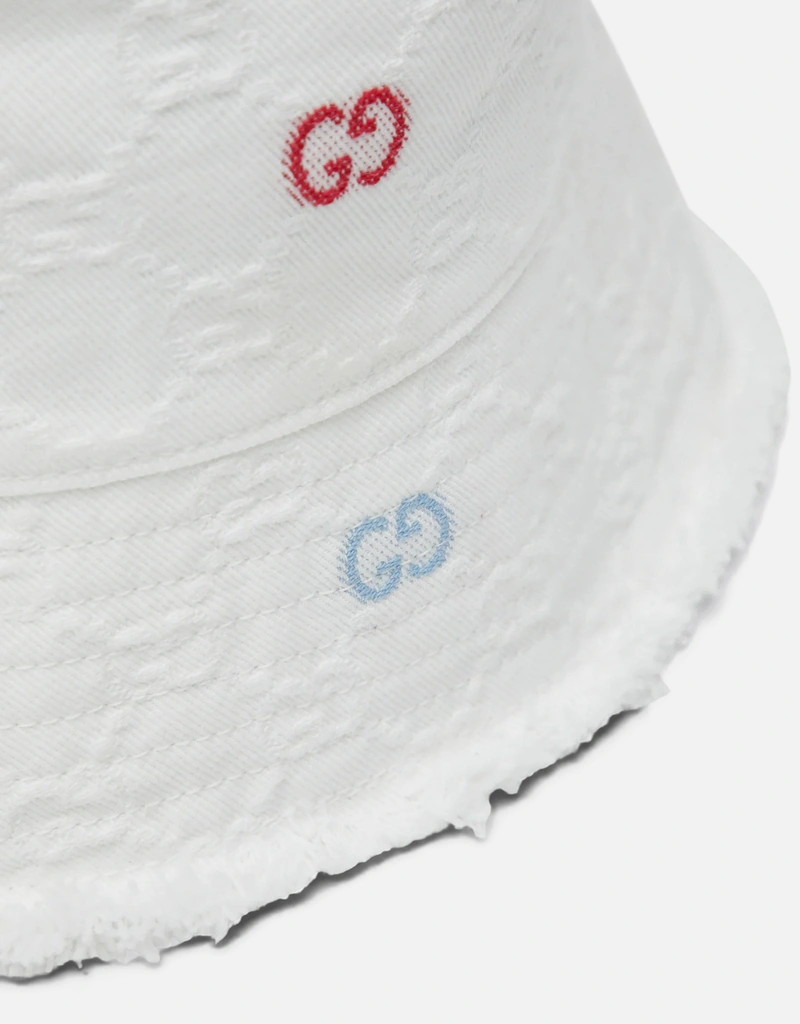 Gucci Kids キッズ GG コットン バケットハット (すべての新品) IFCHIC.COM
