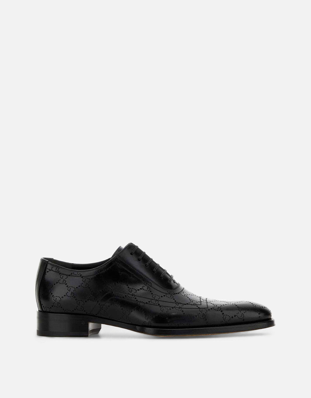 Gucci メンズ ブラック レザー レースアップシューズ () IFCHIC.COM Gucci メンズ ブラック レザー レースアップシューズ () IFCHIC.COM