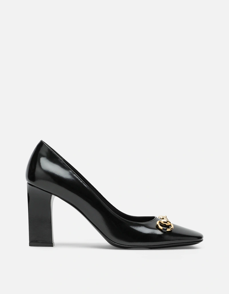 Gucci Signora レザー スクエアトゥ パンプス (すべての新品) IFCHIC.COM