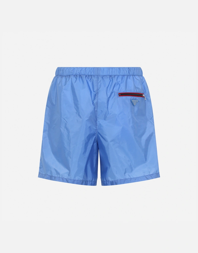 Prada メンズ Re-Nylon スイムショーツ (ボーイズアパレル,水着