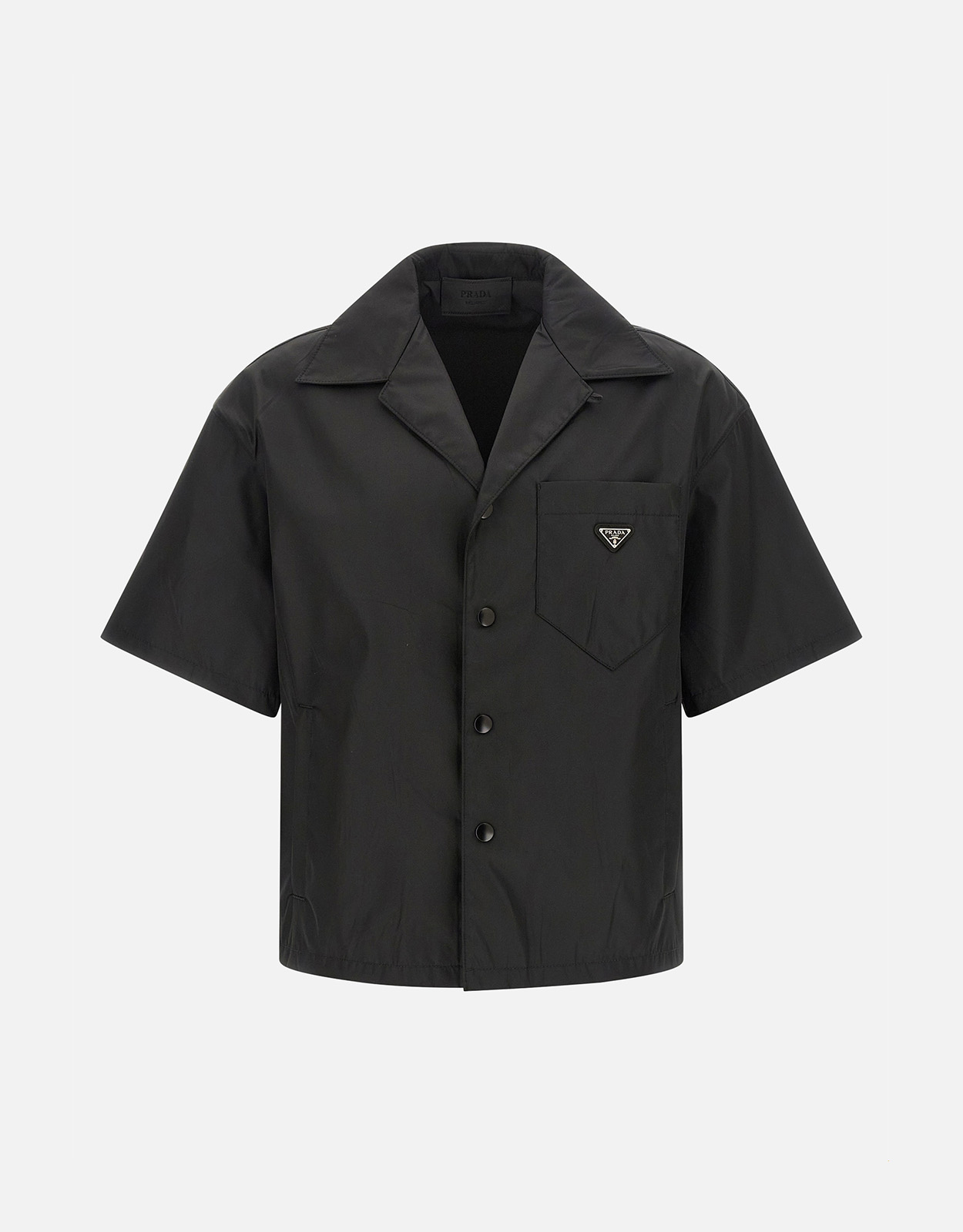 Prada Prada Men's Re-Nylon Comfort Fit Bowling Shirt - XXS　プラダ メンズ Re-Nylon コンフォート フィット ボウリング シャツ - XXS