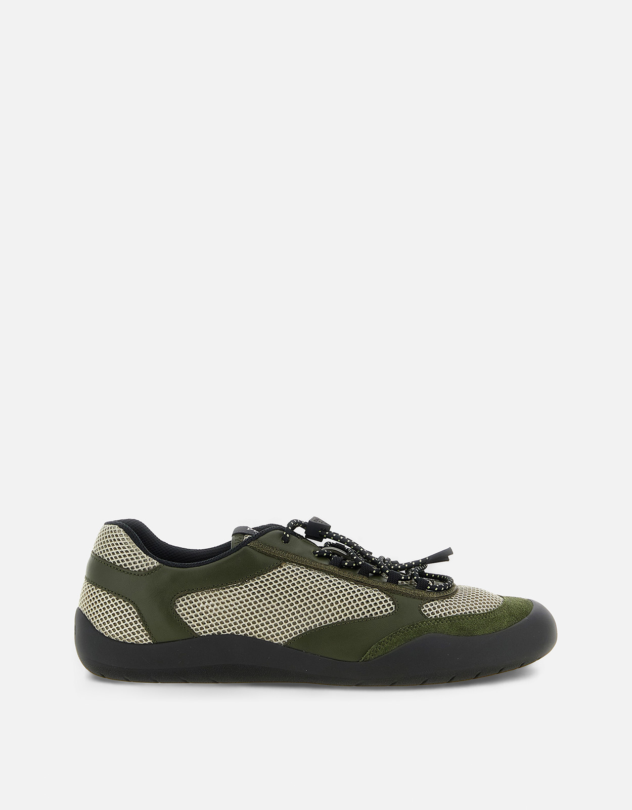 PRADA｜カーフレザー 厚底 スニーカー EU37 元箱有 Prada メンズ Speedrock カーフレザーとメッシュファブリック