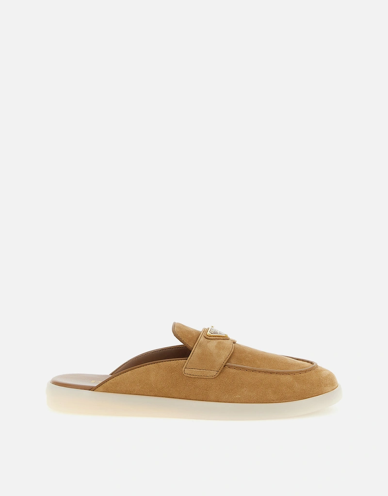 Prada スエードカーフレザーサボ () IFCHIC.COM