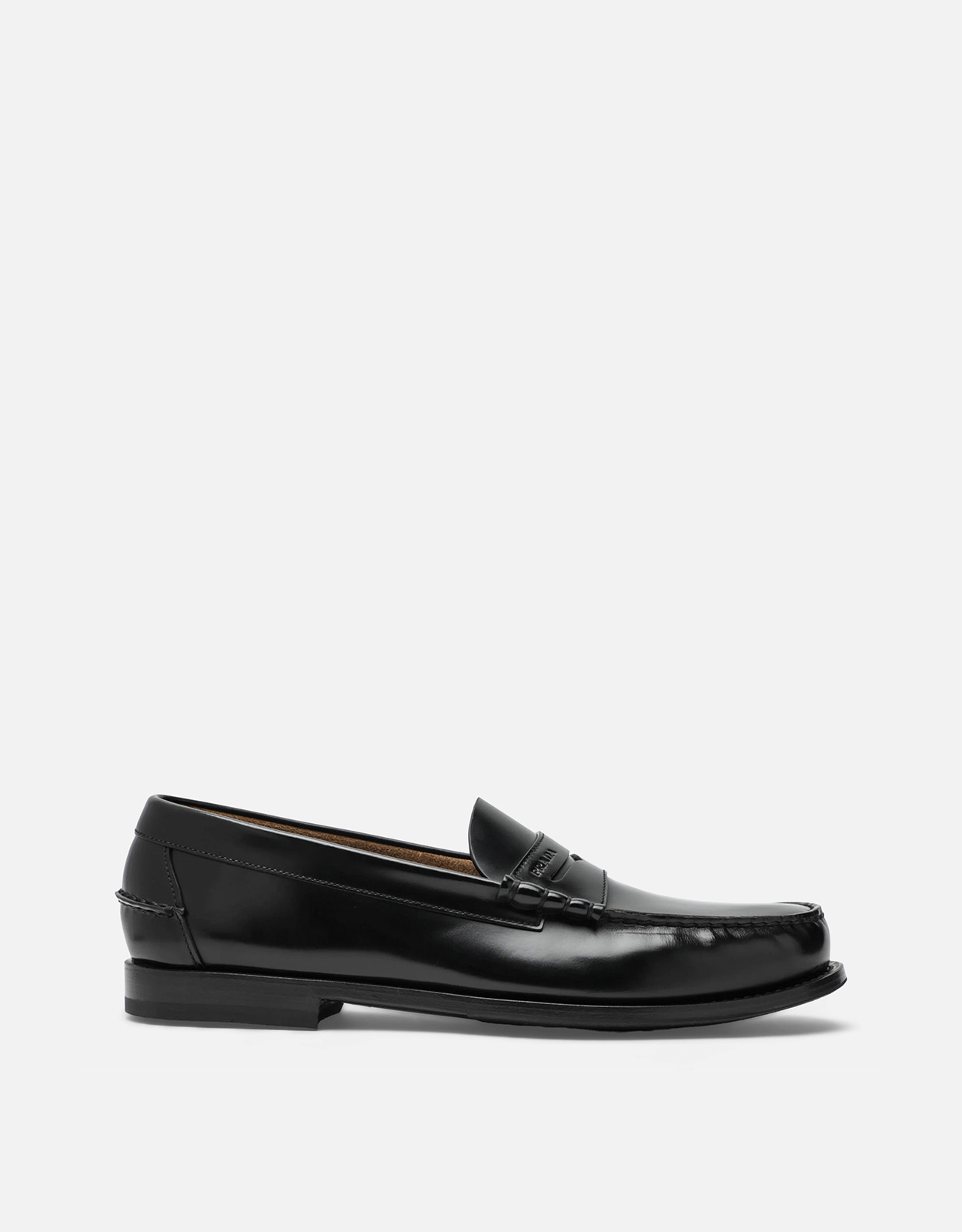 Prada ブラッシュドレザー ローファー (すべての新品) IFCHIC.COM