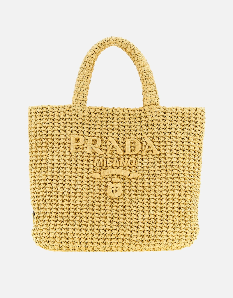 Prada ラフィア ハンドバッグ () IFCHIC.COM