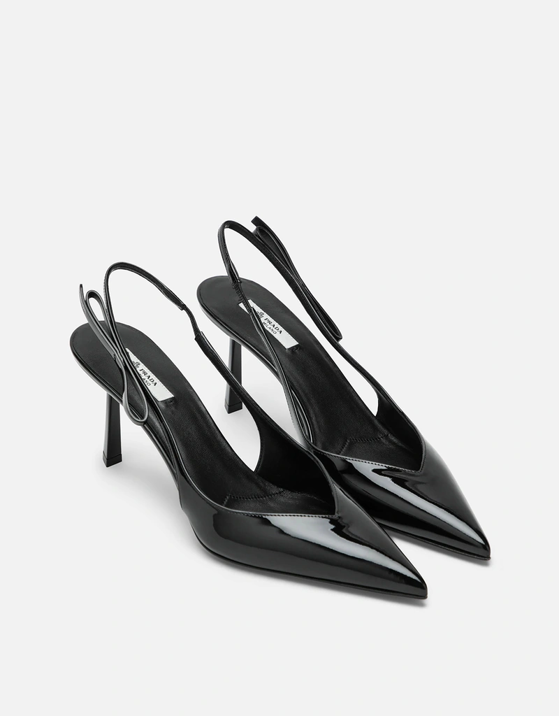 Prada パテントレザー ポインテッド パンプス (すべての新品) IFCHIC.COM