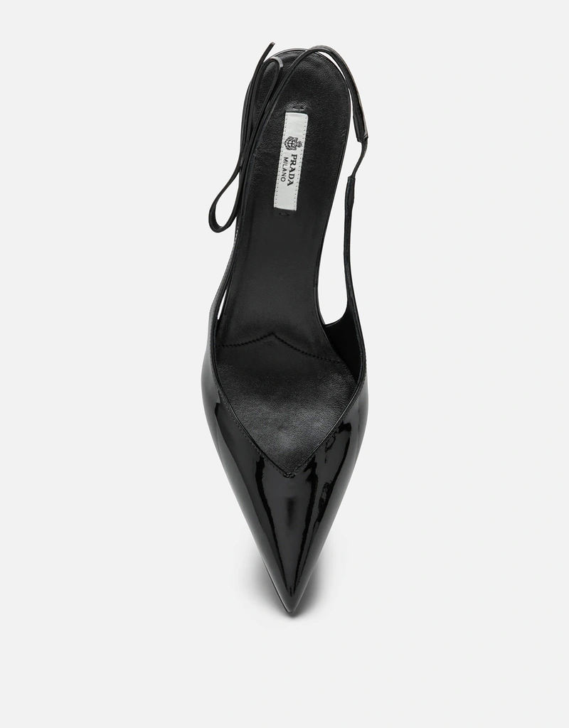 Prada パテントレザー ポインテッド パンプス (すべての新品) IFCHIC.COM