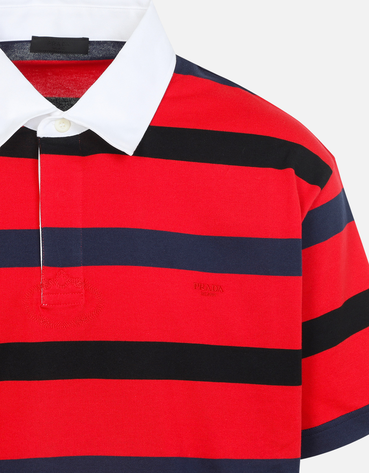 Prada メンズ コットン 半袖 ポロシャツ (すべての新品) IFCHIC.COM