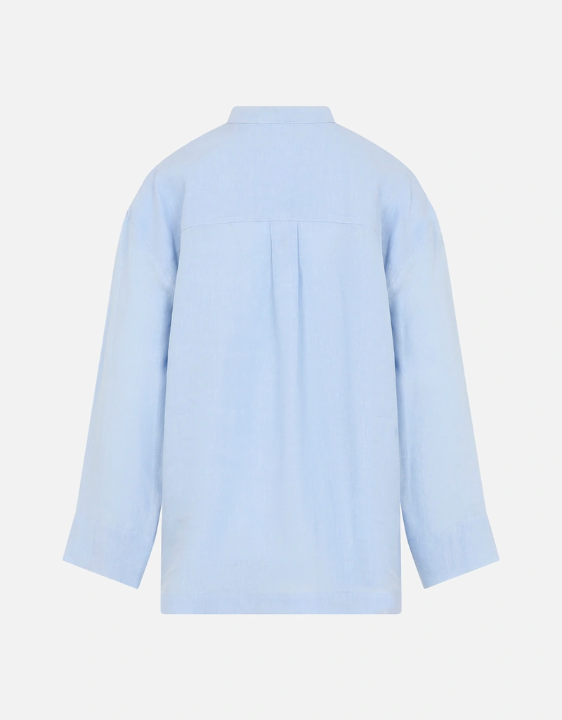 S Max Mara リネン韓国風シャツ (すべての新品) IFCHIC.COM