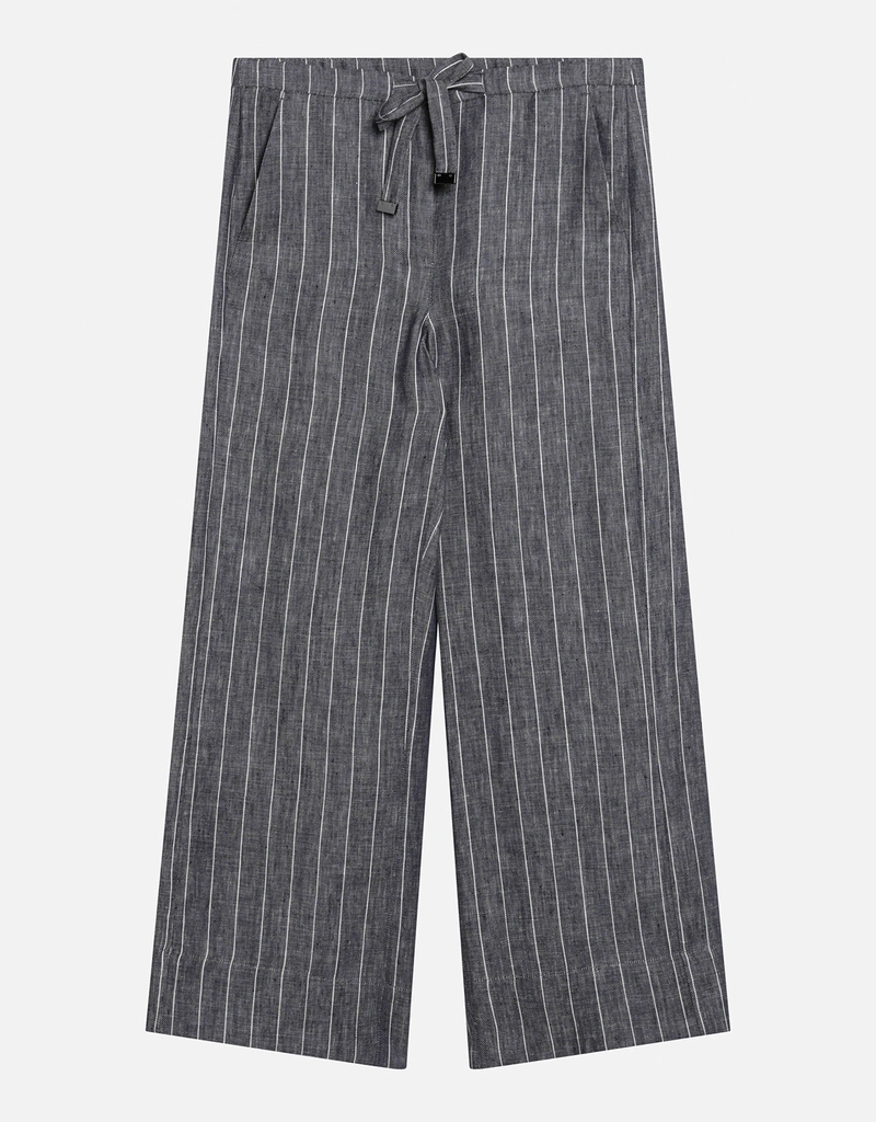 S Max Mara リネンストライプパンツ (パンツ) IFCHIC.COM