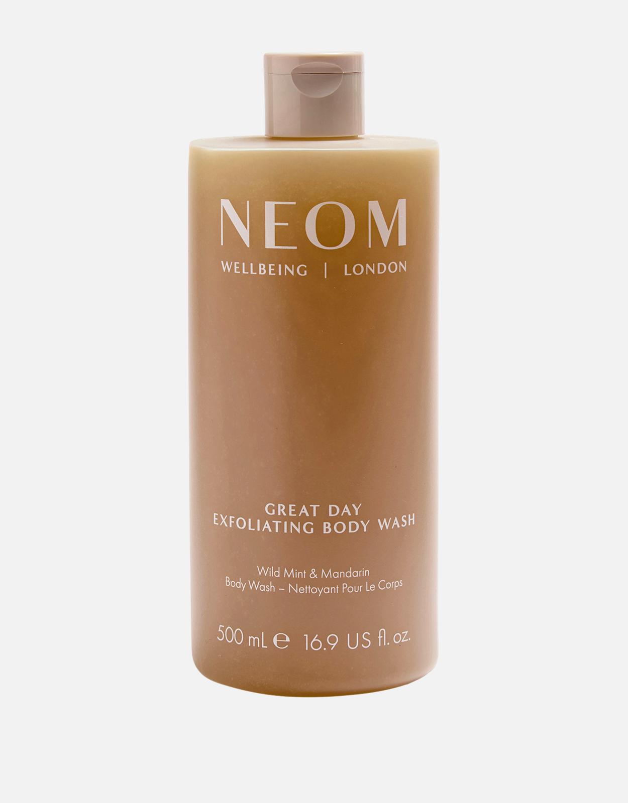 NEOM Wellbeing Great Day Exfoliating Body Wash 500ml
