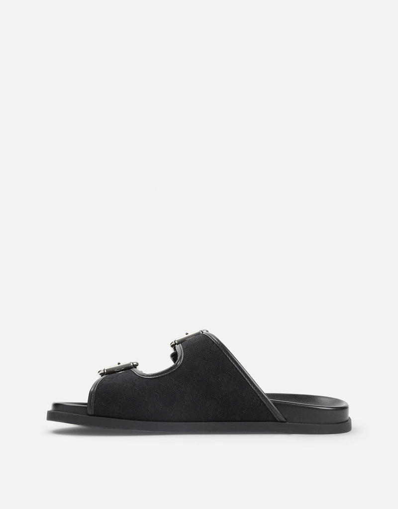 Gucci メンズスライドサンダル バックルディテール (すべての新品