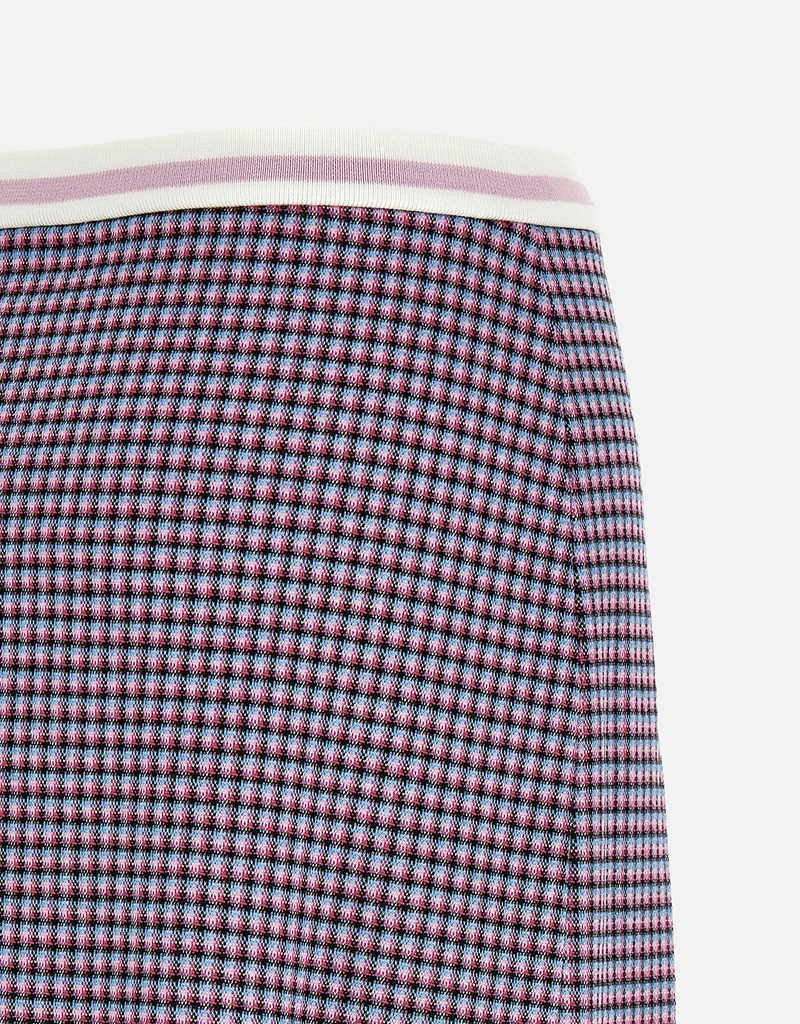 Marni 千鳥格子柄ビスコース混プリーツミニスカート (すべての新品