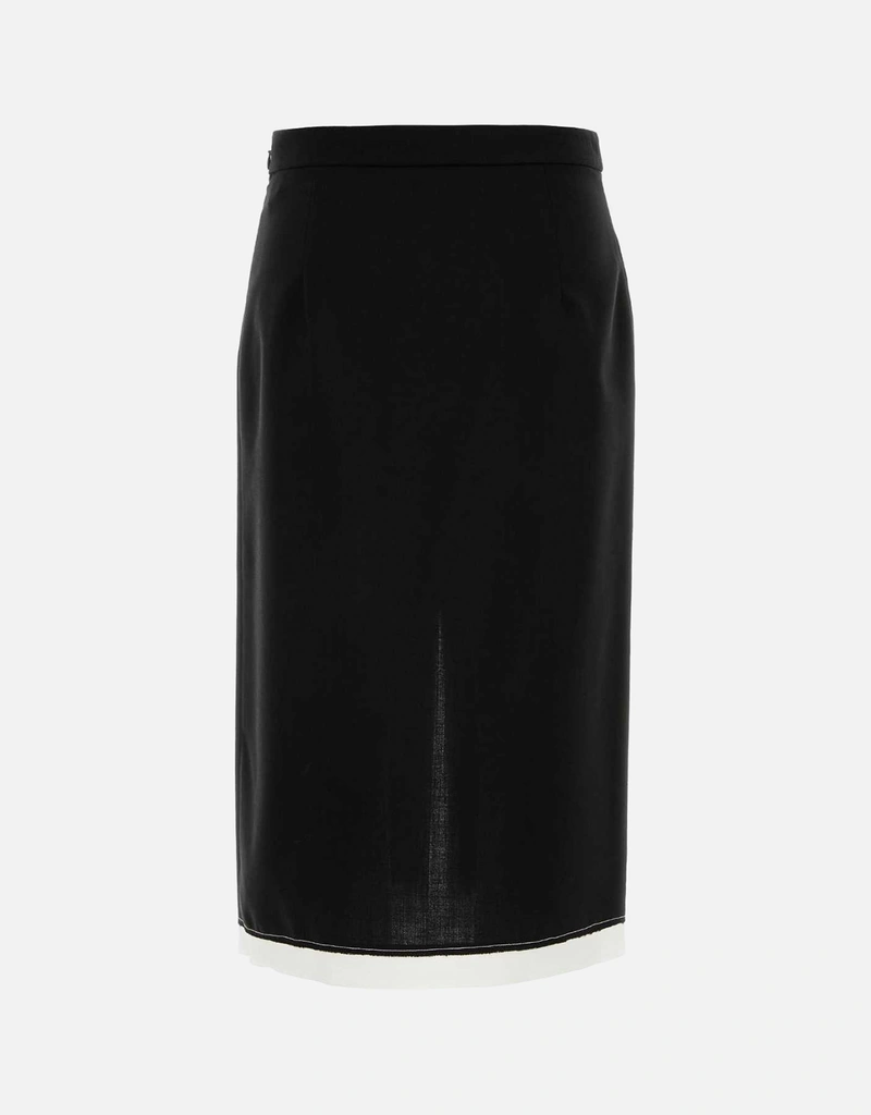 Marni ウールミディスカート (すべての新品) IFCHIC.COM