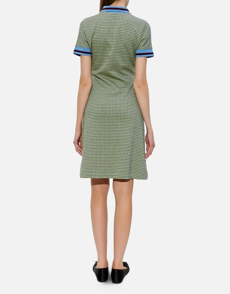 Marni Polo-Collar Check Mini Dress (All New In) IFCHIC.COM