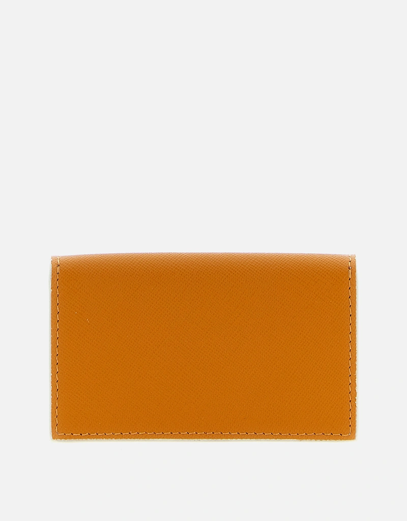 Marni マスタード ホワイト グリーン レザー 名刺入れ () IFCHIC.COM