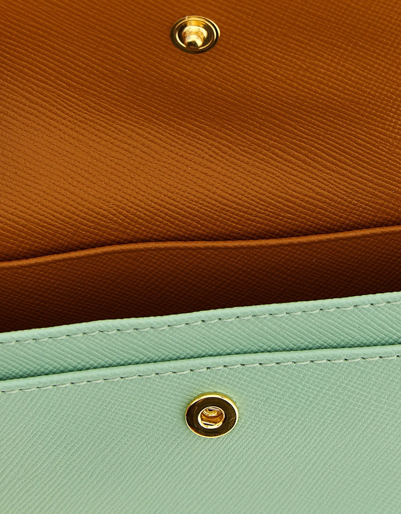 Marni マスタード ホワイト グリーン レザー 名刺入れ () IFCHIC.COM