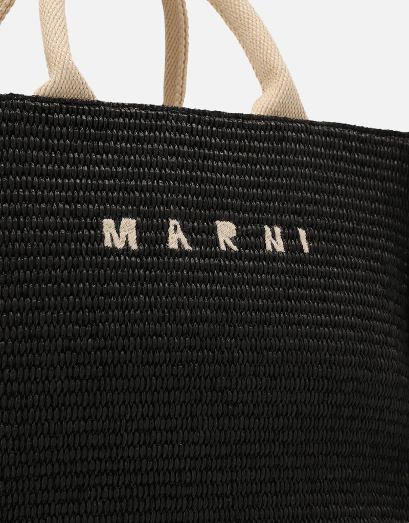 新品未使用！送料込み★MARNI★ラフィア製 スモールトートバッグ Marni ラフィア風ウェーブスモールトートバッグ () IFCHIC.COM