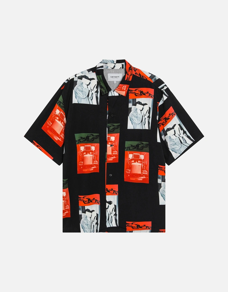 Carhartt Wip Sean Hamilton プリント レーヨン シャツ (トップス
