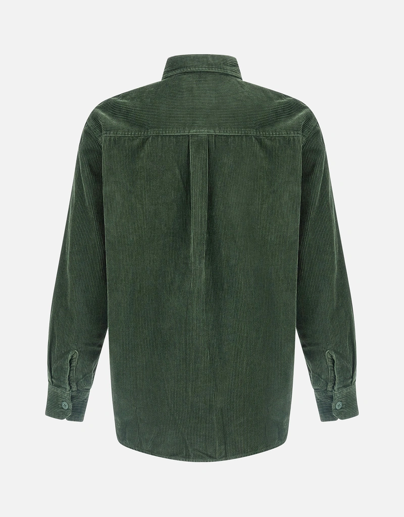 Carhartt Wip メンズFlintコットンコーデュロイルーズフィットシャツ