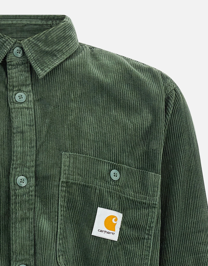 Carhartt Wip メンズFlintコットンコーデュロイルーズフィットシャツ