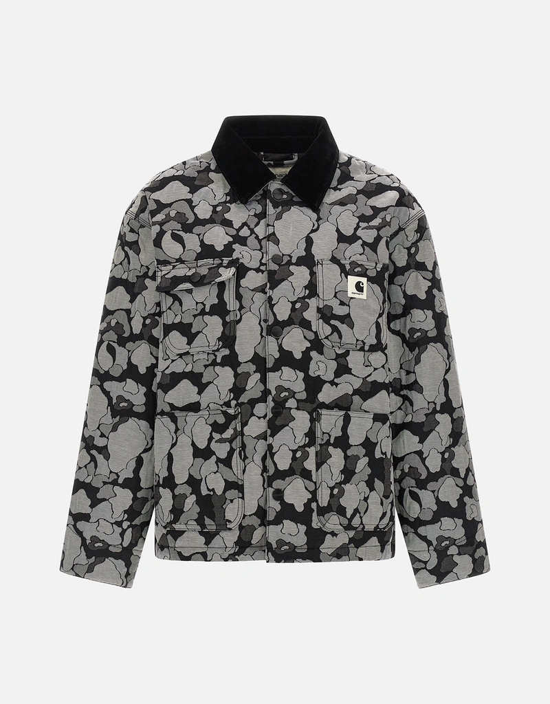 Carhartt Wip Tapestry Floral Jacquard Velvet Chore Coat Jacket