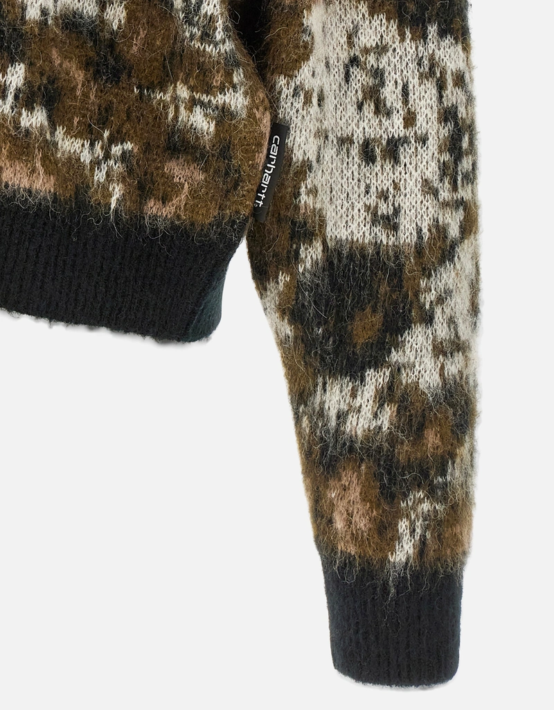 Carhartt Wip Merlin Wool Alpaca Blend Jacquard Striped Cardigans