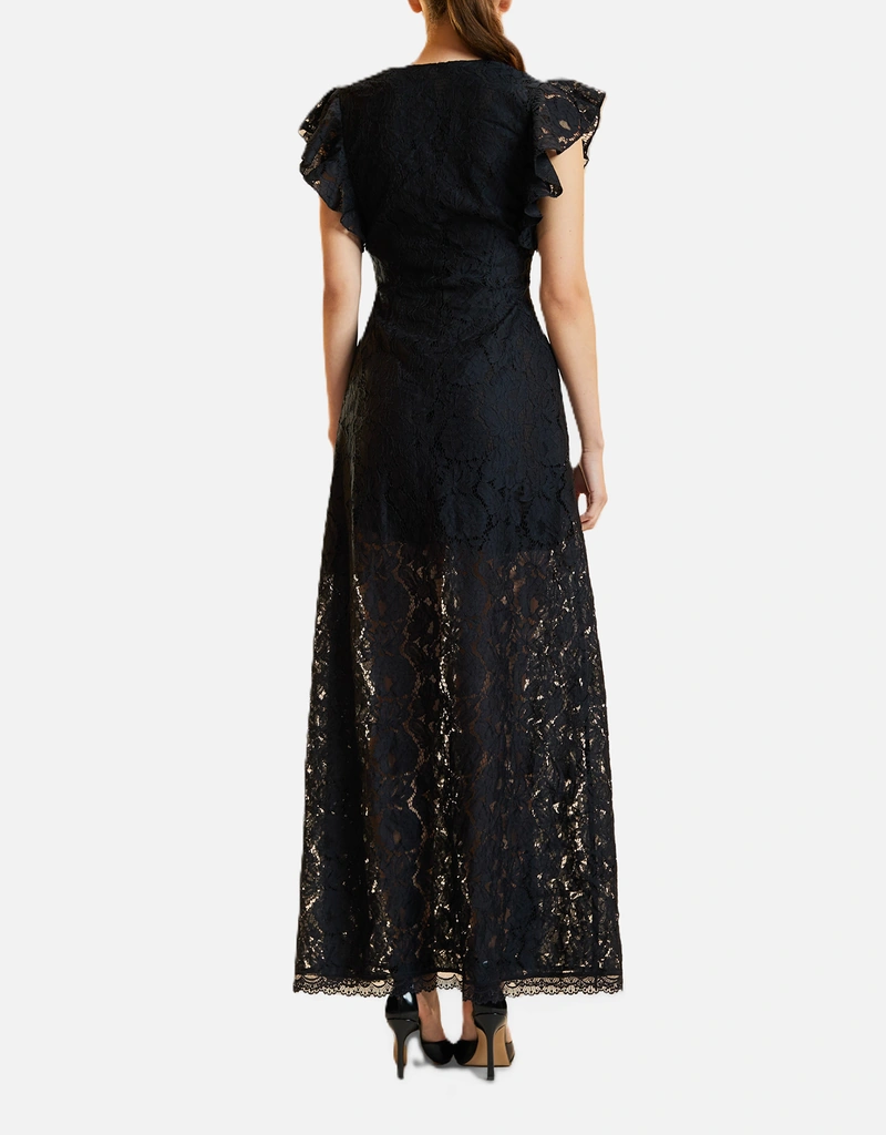 cynthia rowley lace midi dress Verona Lace Dress / Black / 2 / Cynthia Rowley
