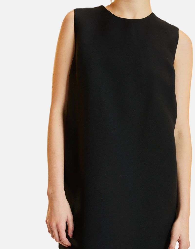 plus size black and gold dress Black Plus Size Beaded Faux Wrap Dress With Dolman Sleeves main image 0
