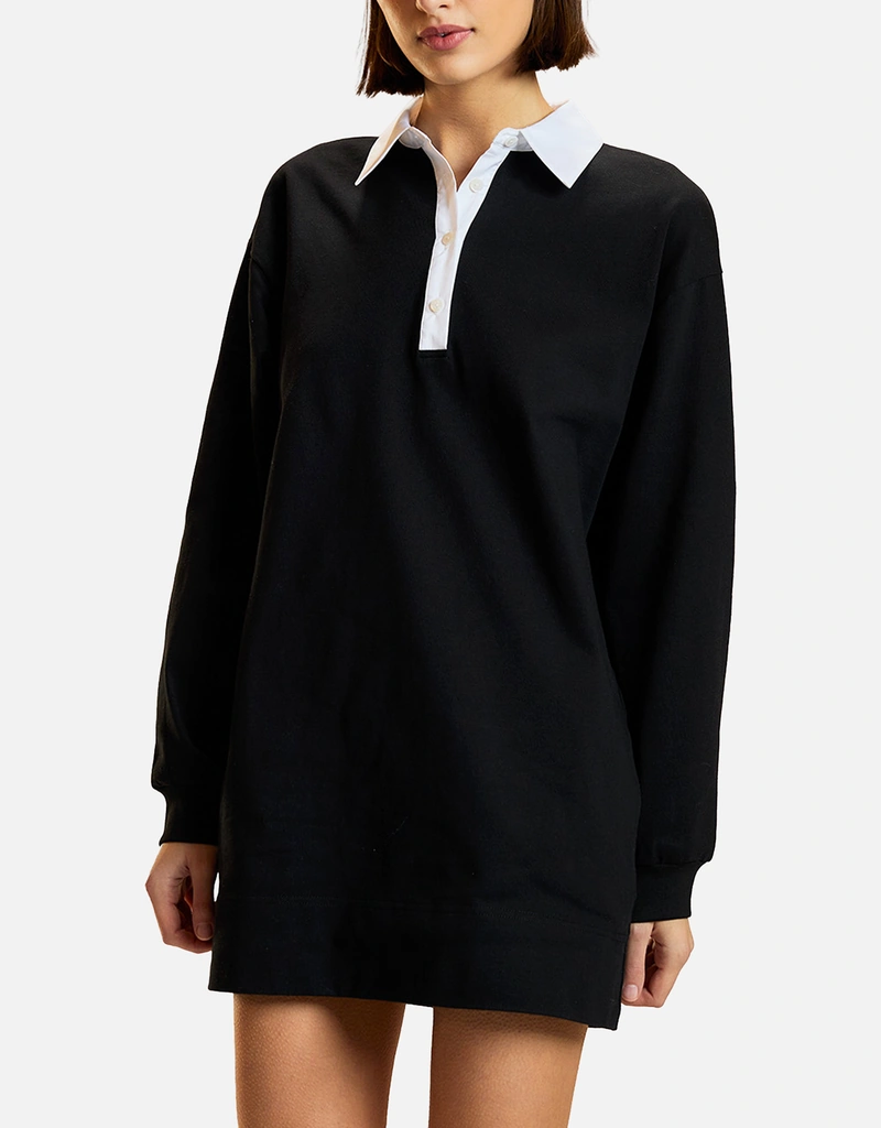 setting the tone mini dress Frannie Button Front Mini Dress-Pink
