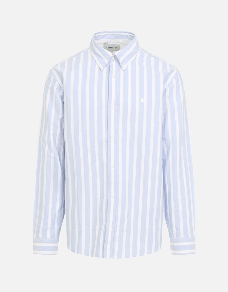 Carhartt Wip メンズDevenコットンストライプシャツ (すべての新品 Carhartt Wip メンズDevenコットンストライプシャツ (すべての新品