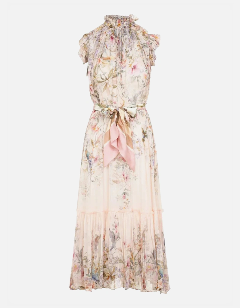 Zimmermann Rebellion Flutter Midi Dress (All New In) IFCHIC.COM Zimmermann Rebellion Flutter Midi Dress (All New In) IFCHIC.COM