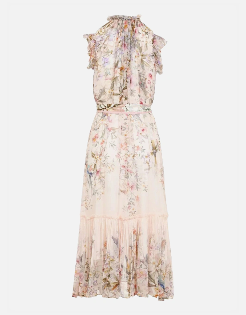 Zimmermann Rebellion Flutter Midi Dress (All New In) IFCHIC.COM