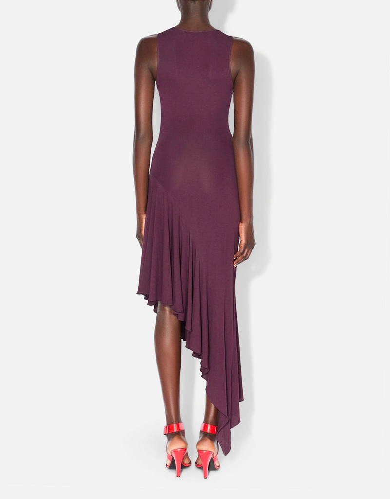 ALAA Asymmetric Fluid Jersey Dress (All New In) IFCHIC.COM