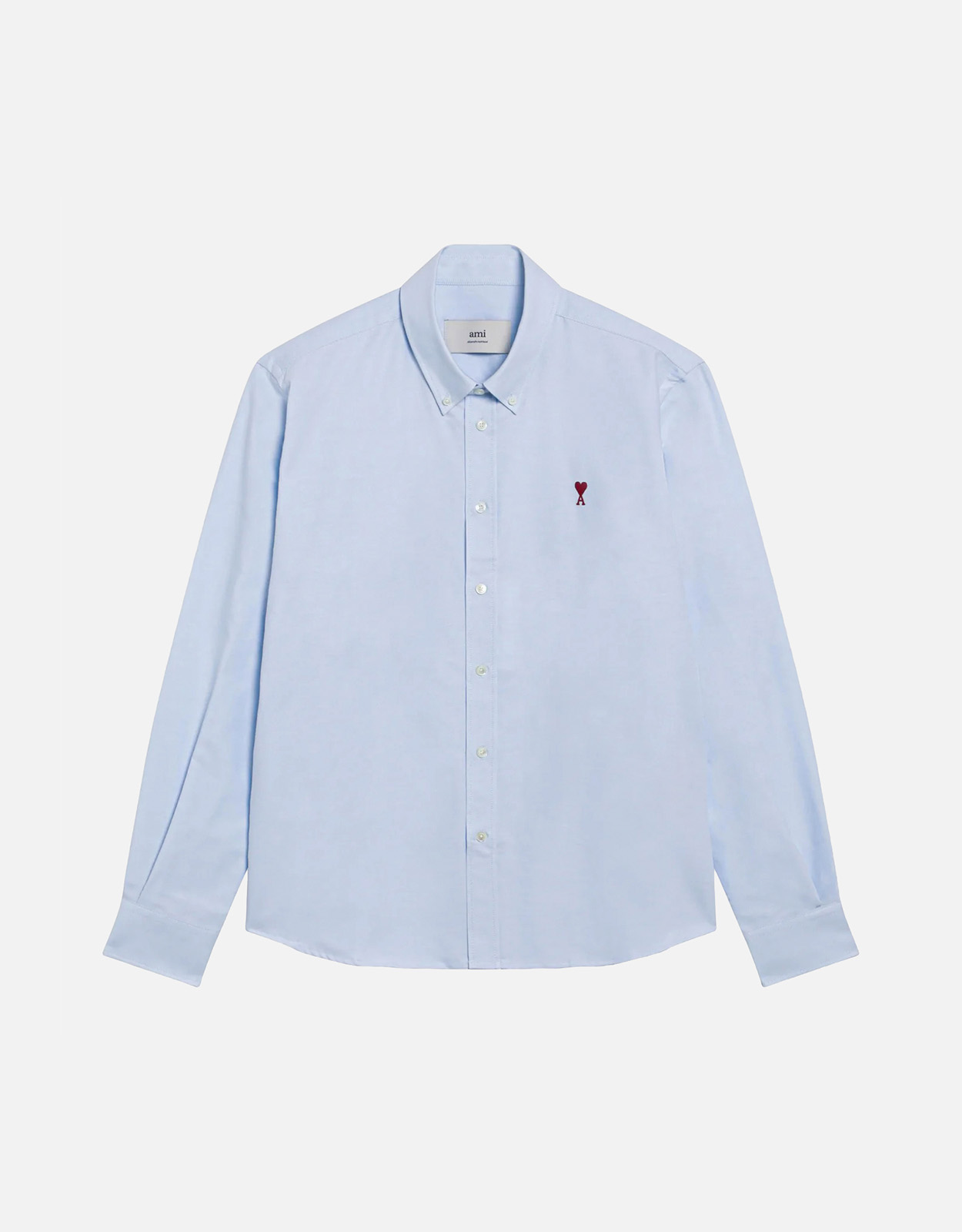 AMI Paris Men's Light Blue Cotton Shirt - S　AMI Paris メンズ ライトブルー コットン シャツ - S AMI
