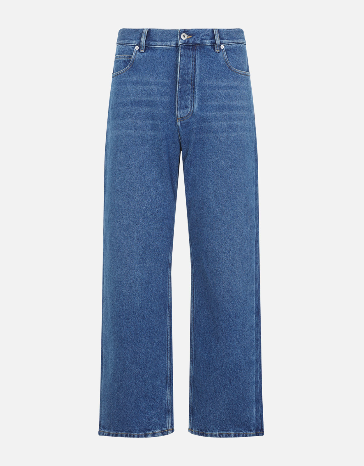 BOTTEGA VENETA Bottega Veneta Men's Medium Indigo Wide Leg Jeans - IT 48　ボッテガ ヴェネタ メンズ ミディアム インディゴ ワイドレッグ ジーンズ - IT 48