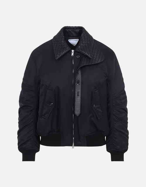 BOTTEGA VENETA ムートン シルク ボンバー ジャケット Bottega Veneta Intrecciato パデッド ナイロン ボンバー ジャケット