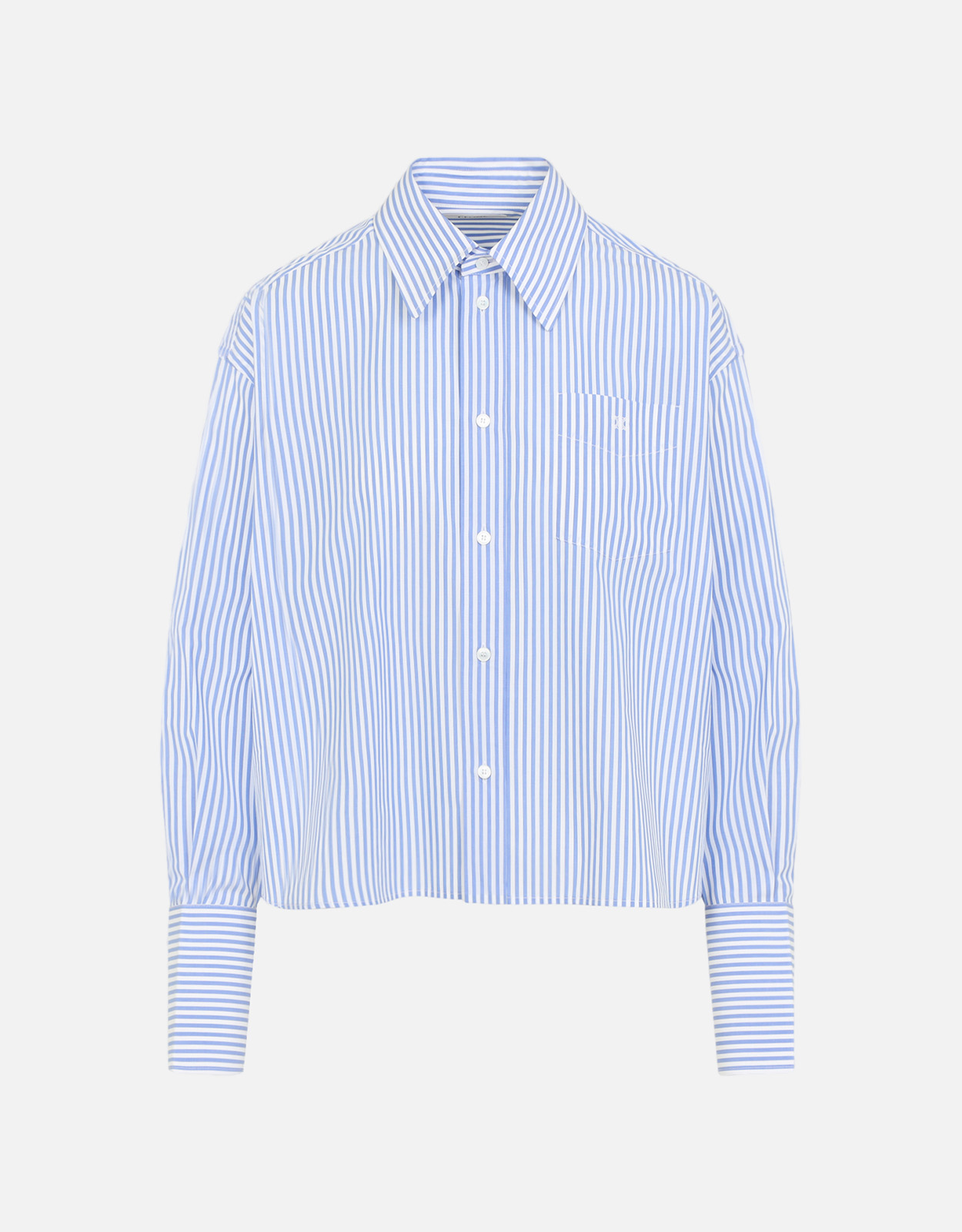 CELINE新品 青のストライプシャツ 楽天市場】セリーヌ ストライプ（シャツ・ブラウス｜トップス