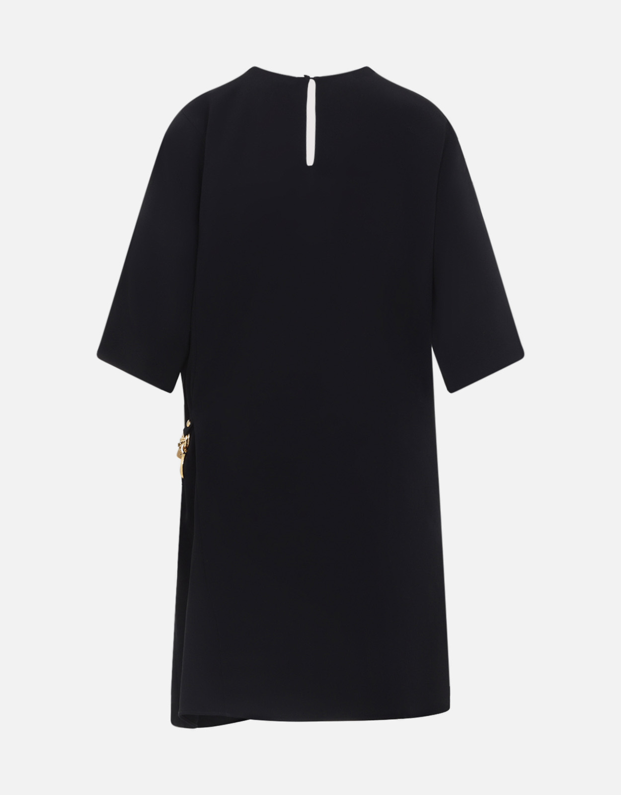 Celine - Wrap Dress In Cady - Black - Size : 38 - For Women Celine - Wrap Dress In Cady - Black - Size : 38 - For Women