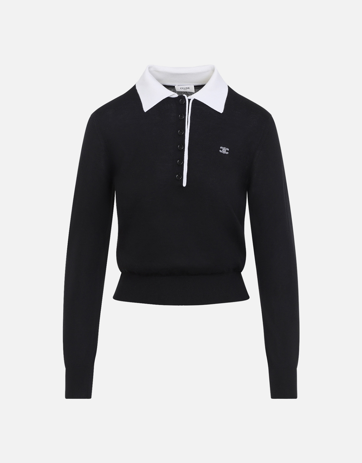 Celine カシミヤ シルク ポロ セーター (すべての新品) IFCHIC.COM