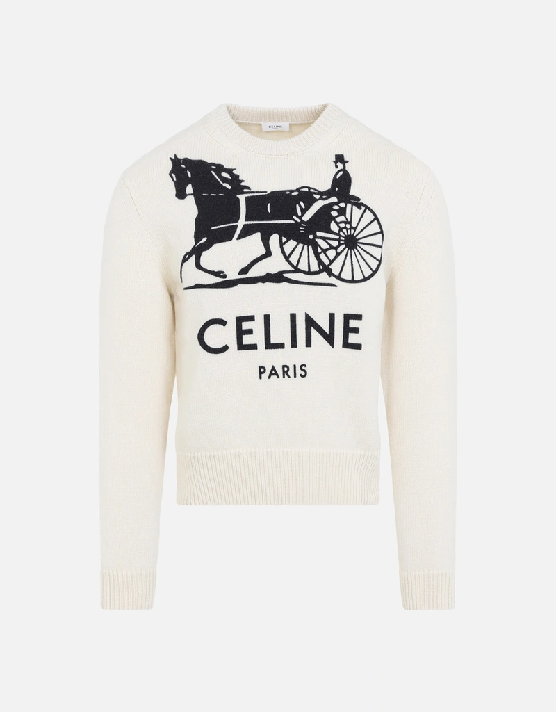 Celine メンズ カシミヤ クルーネック セーター (すべての新品) IFCHIC.COM